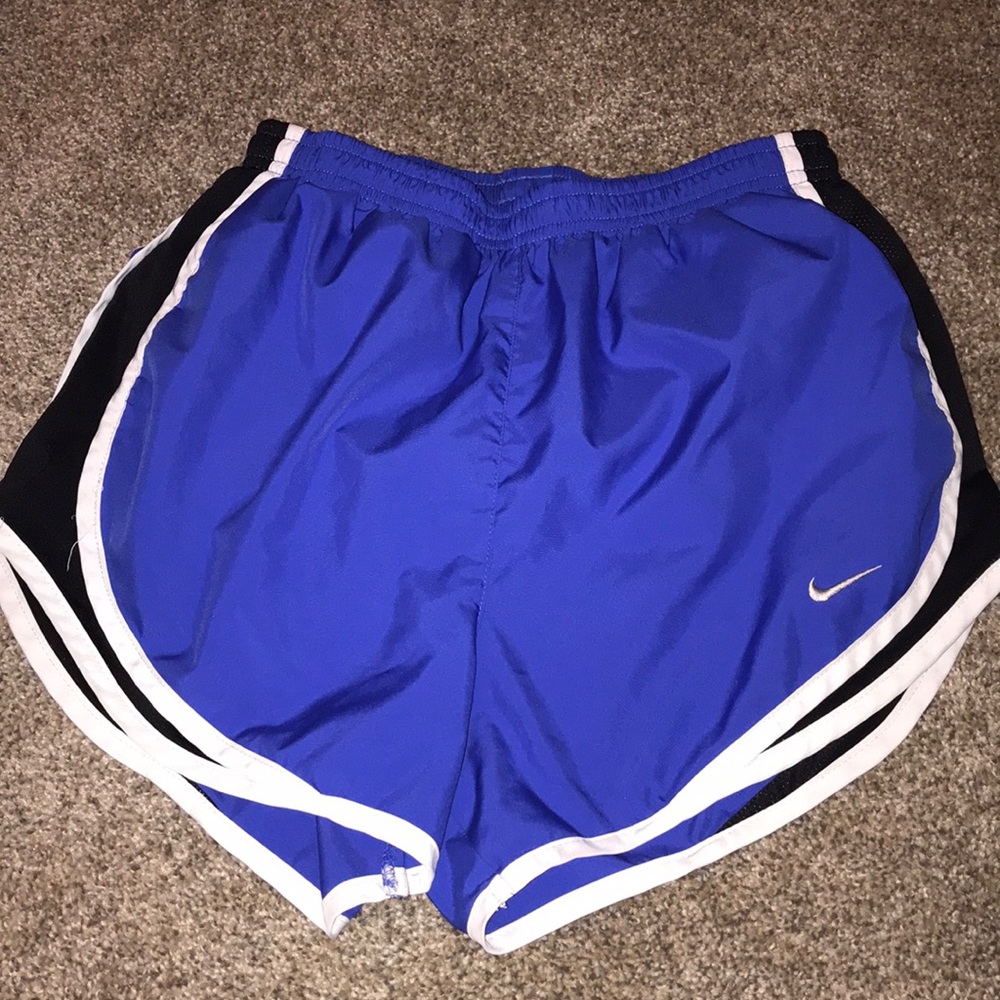 blue nike shorts